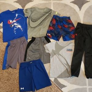 Boys Under Armour / Nike lot size 6